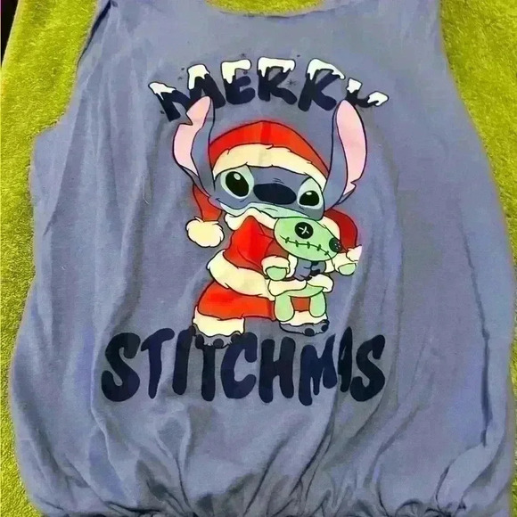 Merry stitchmas handmade  no sew tote bag - Picture 2 of 2